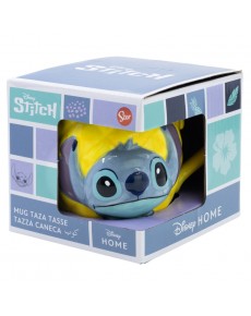 TAZA CERAMICA 3D XXX ML EN CAJA DE REGALO STITCH PINEAPPLE