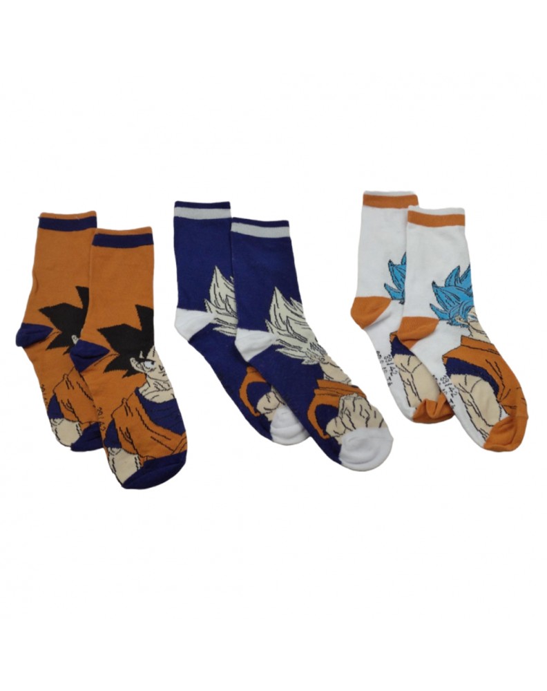 PACK 3 DRAGON BALL SOCKS