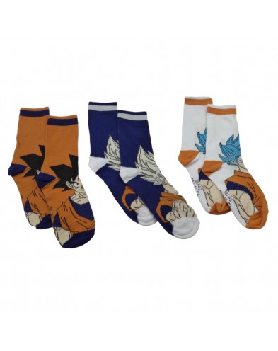 PACK 3 DRAGON BALL SOCKS