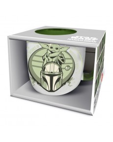 TAZA CERAMICA ELITE- GROGU MANDALORIAN 380 ML