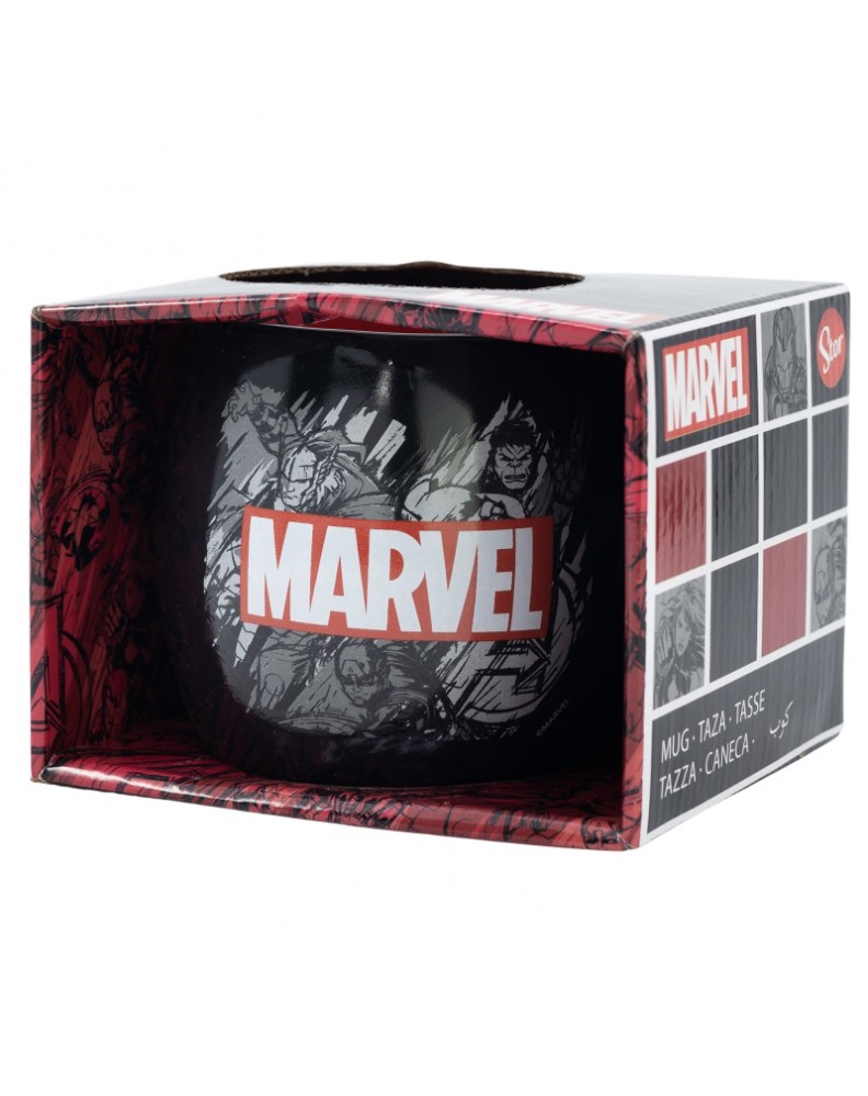  GLOBE CERAMIC MUG- MARVEL PATTERN 380 ML- IN GIFT BOX