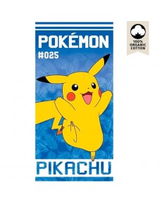 TOALLA PLAYA ALGODON NIÑO POKEMON 1069