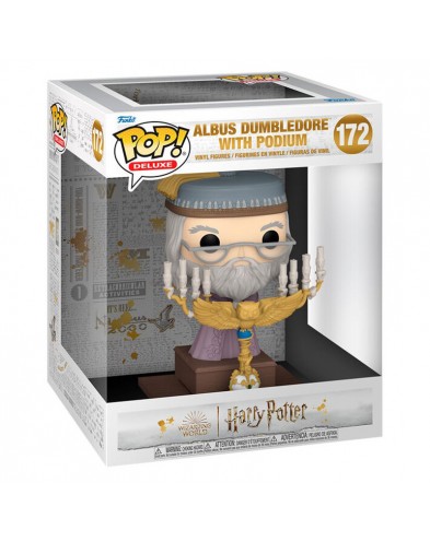 FUNKO POP! DUMBLEDORE WITH PODIUM DELUXE-HARRY POTTER Y EL PRISIONERO DE AZKABAN