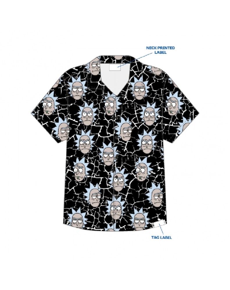 CAMISA UNISEX RICK & MORTY- LICENCIA OFICIAL