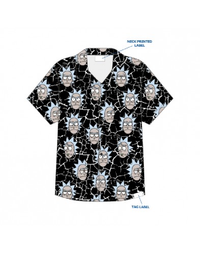 CAMISA UNISEX RICK & MORTY- LICENCIA OFICIAL