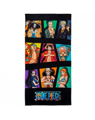 TOALLA ALGODÓN PREMIUN-ONE PIECE- STRAWHAT CREW 70 X 140 CM
