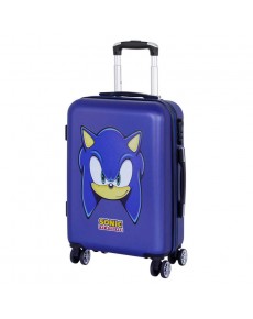 MALETA TROLLEY ABS SEGA-SONIC AZUL 55 CM