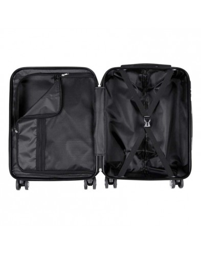 SEGA-SONIC BLUE ABS TROLLEY SUITCASE 55 CM