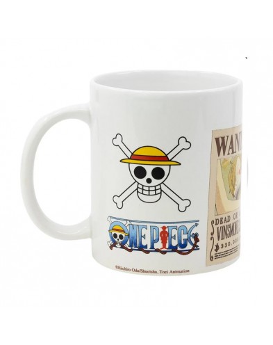 TAZA CERAMICA 325 ML EN CAJA REGALO ONE PIECE