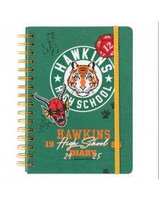 SCHOOL AGENDA 2023/2024 WEEK VIEW A5 12 MONTHS STRANGER THINGS- HAWKINS