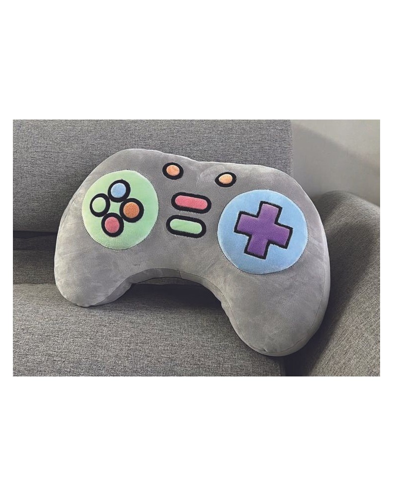 COJÍN PELUCHE LET'S PLAY GRIS MANDO VIDEOJUEGO