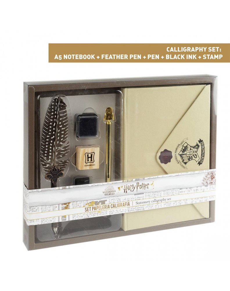SET DE PAPELERÍA CALIGRAFÍA HARRY POTTER