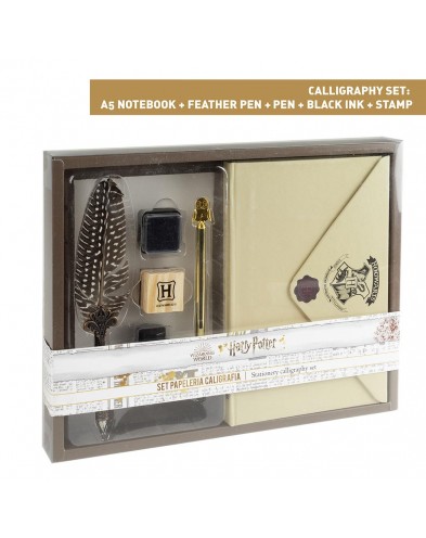 STATIONERY SET CALLIGRAPHY HARRY POTTER