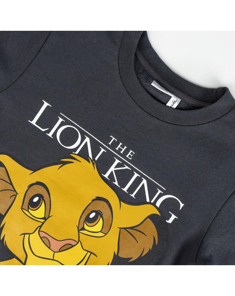 SUDADERA NINO REY LEON COTTON BRUSHED
