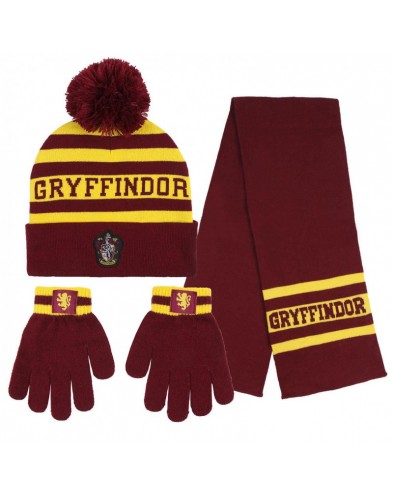 HARRY POTTER SCARF 3 PIECE SET