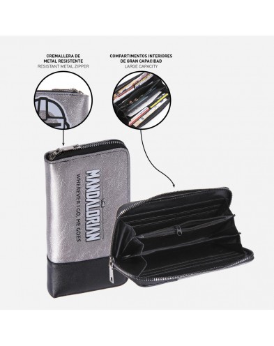 WALLET GREETING CARD FAUX-LEATHER THE MANDALORIAN