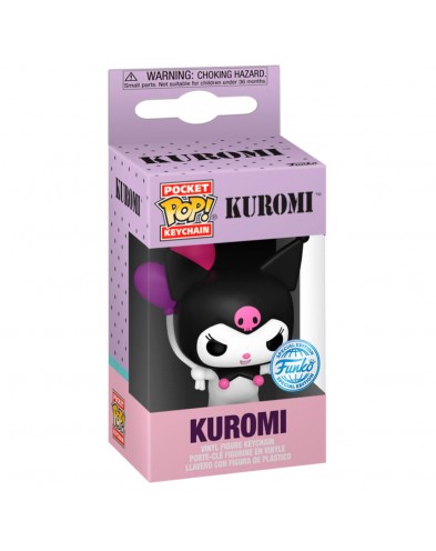 HELLO KITTY LLAVEROS POCKET POP! VINYL KUROMI(BLN) 4 CM SURTIDO