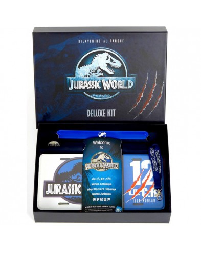 CAJA DE COLECCIÓN JURASSIC WORLD WELCOME KID