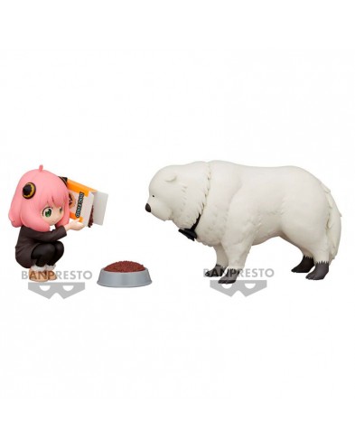 BANPRESTO FIGURE ANYA FORGER & BOND FORGER II BREAK TIME SPY X FAMILY 13CM