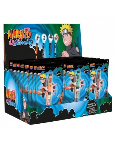 NARUTO SHIPPUDEN ASSORTED PROJECTOR PENS 24 UNITS