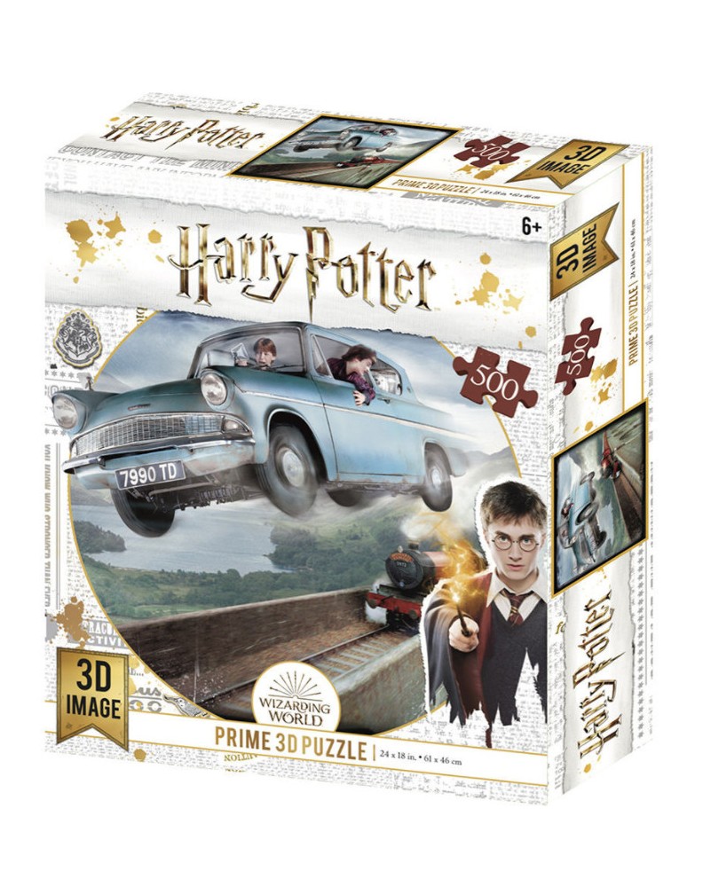 PUZZLE LENTICULAR HARRY POTTER FORD ANGLIA 500 PIE 