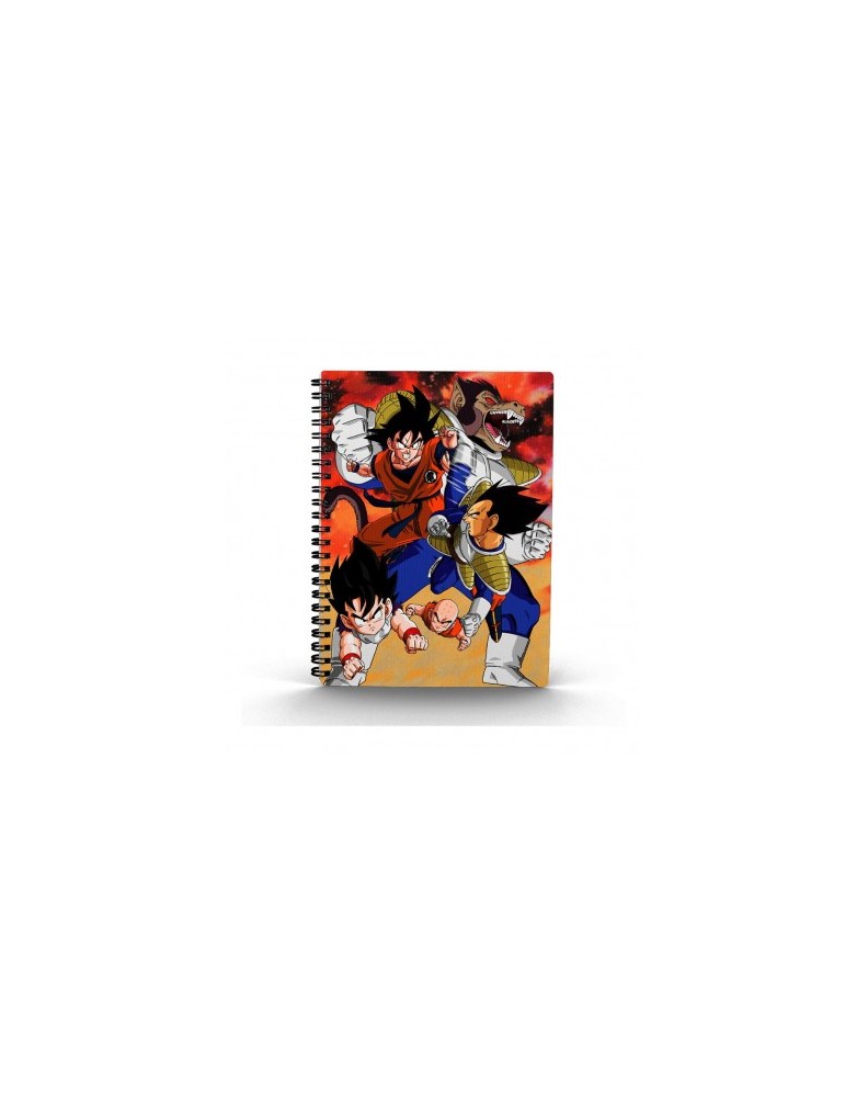 3D EFFECT NOTEBOOK 30X21CM GOKU VS VEGETA DRAGON BALL Z