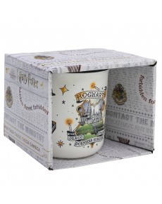 TAZA CERAMICA DESAYUNO 400 ML EN CAJA REGALO HARRY POTTER MAGIC SYMBOLS