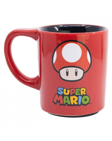 ANTI-SPILL CERAMIC MUG 300 ML SUPER MARIO POWER