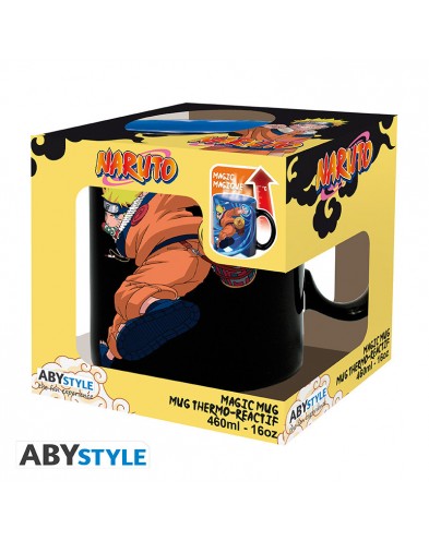 TAZA TÉRMICA NARUTO SASUKE Y NARUTO 460 ML