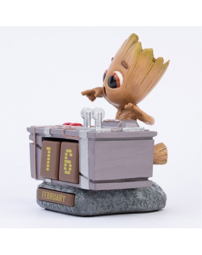 MARVEL GROOT DEATH BUTTON 3D PERPETUAL CALENDAR