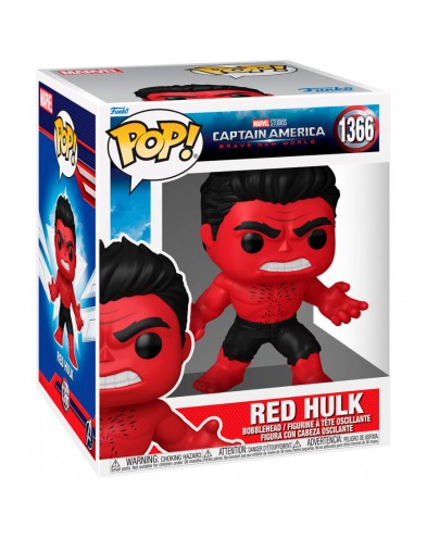 FIGURA POP SUPER MARVEL CAPITAN AMERICA BRAVE NEW WORLD RED HULK