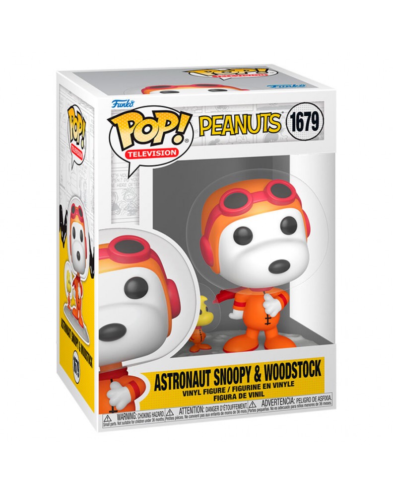 FIGURA POP SNOOPY ASTRONAUT SNOOPY & WOODSTOCK