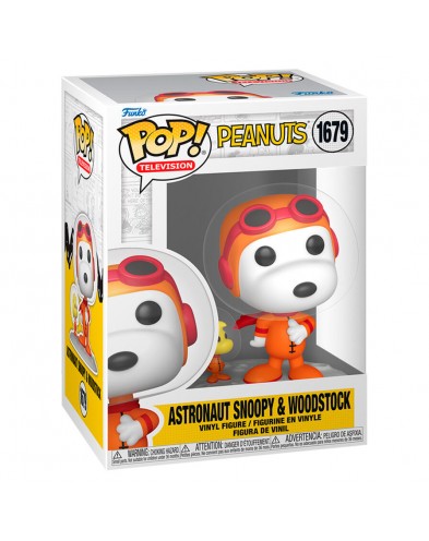 FIGURA POP SNOOPY ASTRONAUT SNOOPY & WOODSTOCK