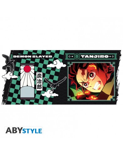 TAZA DEMON SLAYER 460ML TANJIRO BLACK & GREEN
