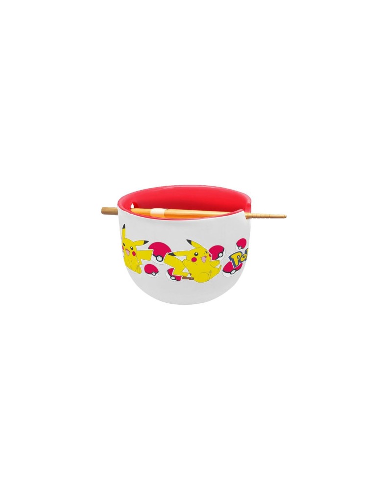 STOR RAMEN BOWL WITH CHOPSTICKS IN POKEMON BLACK LOGOS YOUNG ADULT GIFT BOX