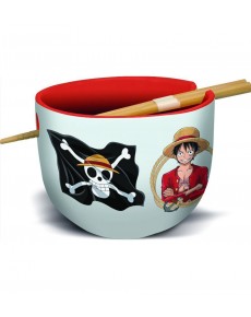STOR RAMEN BOWL WITH CHOPSTICKS IN GIFT BOX ONE PIECE CLASSIC YOUNG ADULT