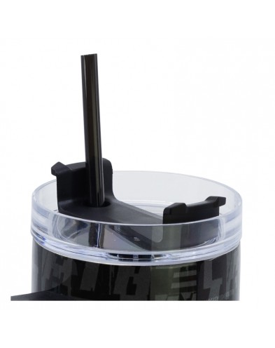 COOL THERMO MUG XL STAINLESS STEEL 940 ML MINECRAFT SQUARED PATTERN YOUNG