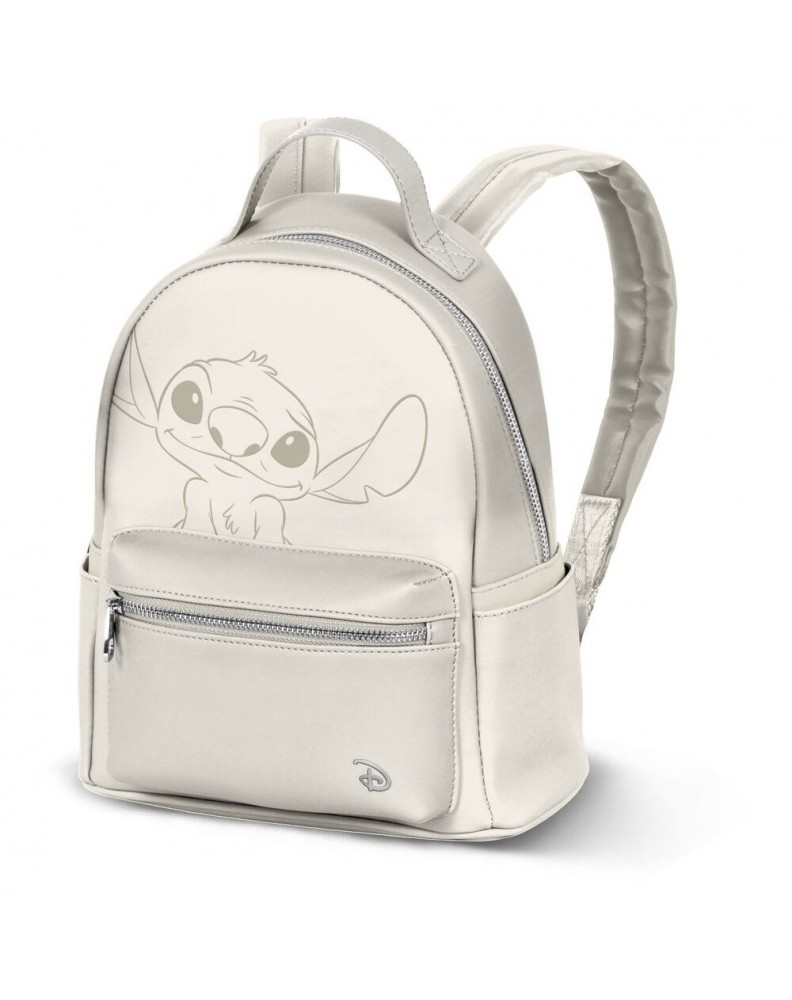 MOCHILA CREAM STITCH DISNEY 29CM