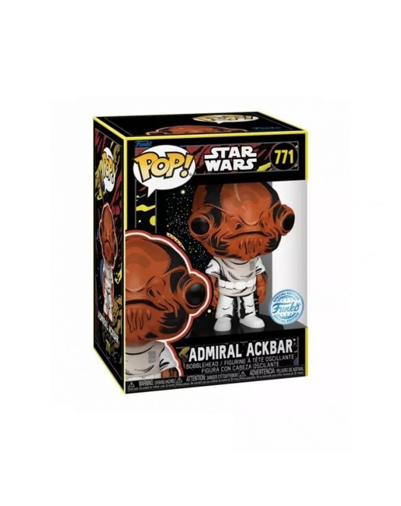 FUNKO POP! STAR WARS-ADMIRAL ACKBAR EXCLUSIVE (RETRO)