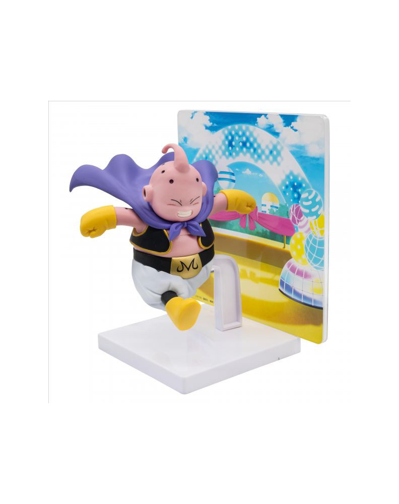 FIG BANPRESTO MAJIN BUU WITH PANEL-DRAGON BALL DAIMA 8CM