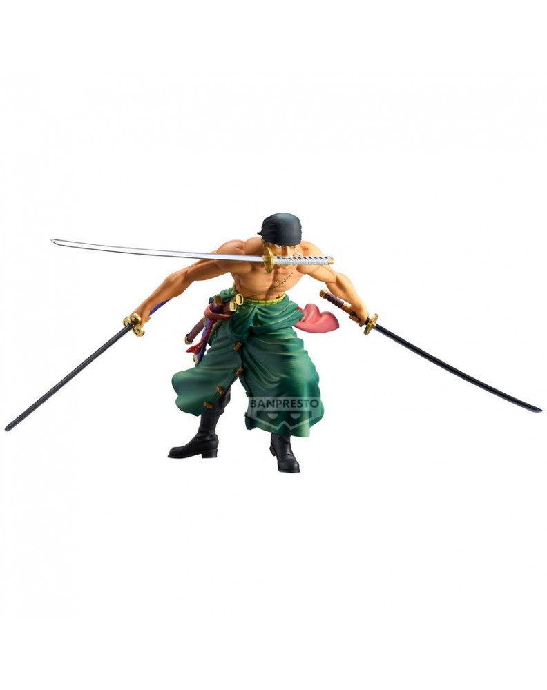 FIGURA BANPRESTO RORONOA ZORO GRANDISTA ONE PIECE 23 CM