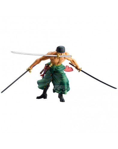 FIGURA BANPRESTO RORONOA ZORO GRANDISTA ONE PIECE 23 CM