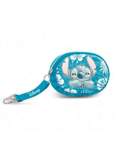 MONEDERO PILL AZUL DISNEY LILO Y STITCH ALOHA