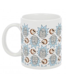 TAZA CERAMICA 325 ML RICK & MORTY FACES