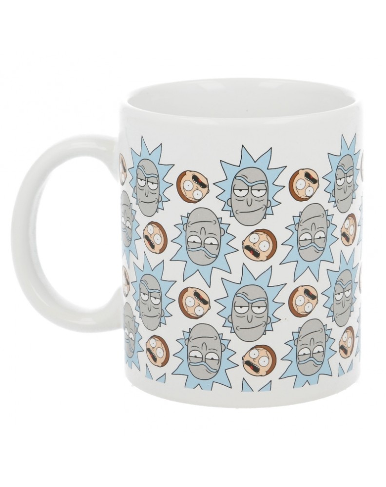 TAZA CERAMICA 325 ML RICK & MORTY FACES