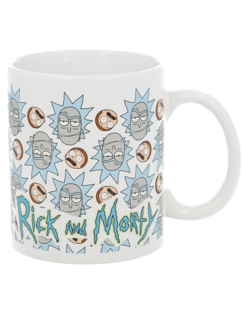 TAZA CERAMICA 325 ML RICK & MORTY FACES