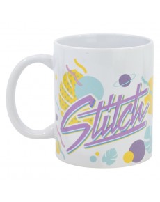 TAZA CERAMICA 325 ML STITCH HAWAIAN FLOWER