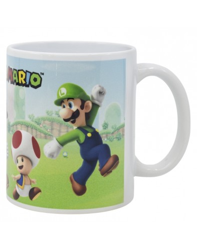 TAZA CERAMICA SUBLIM (11 OZ / 325 ML) SUPER MARIO ON OUR WAY