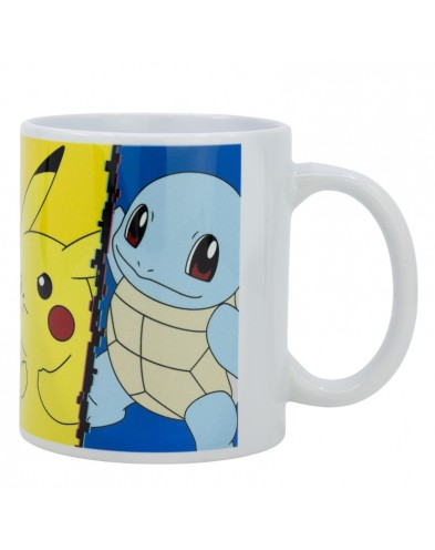 TAZA CERAMICA SUBLIM (11 OZ / 325 ML) POKEMON VARIOS PERSONAJES DESIGN 1