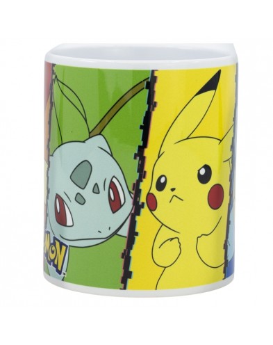 TAZA CERAMICA SUBLIM (11 OZ / 325 ML) POKEMON VARIOS PERSONAJES DESIGN 1